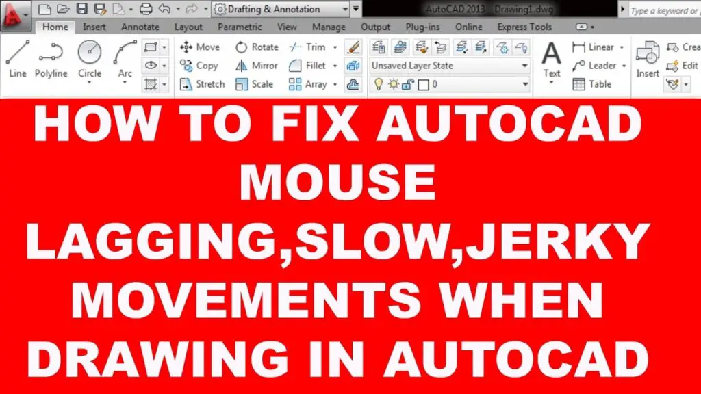 cursor not working in autocad